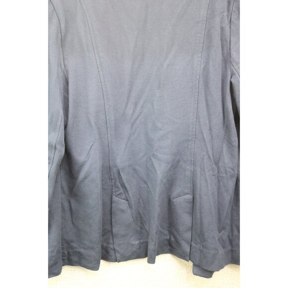 Cabi Navy Blue Nautical Blazer-Size 10-Pockets-Preppy - Picture 10 of 11